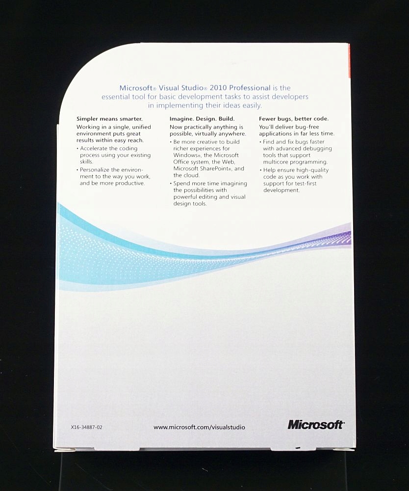 Купить Visual Studio 2010 Professional (ПОЛНАЯ, КОРОБКА): отзывы, фото, характеристики в интерне-магазине Aredi.ru