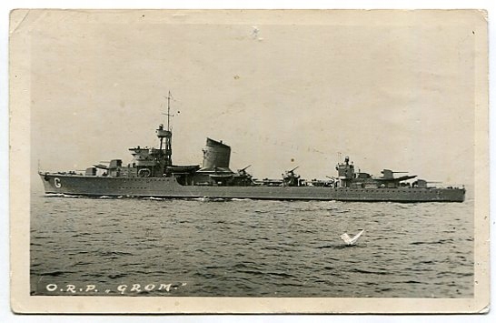 O.R.P. GROM :: okręt - niszczyciel