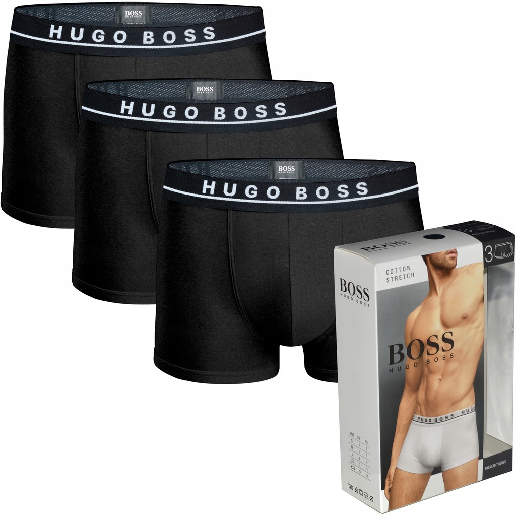 Szorty męskie HUGO BOSS bokserki 3PAK premium XL