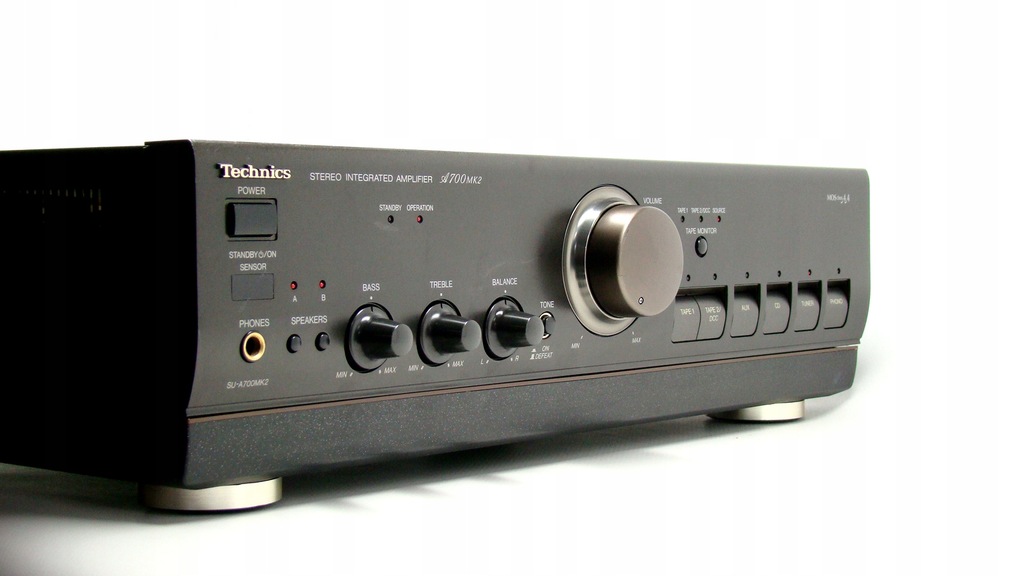 Zadbany mocny wzmacniacz TECHNICS SU-A700MK2 + PILOT- MOS Class AA - Japan