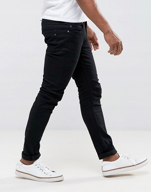 jeansy ASOS Farah Vintage / rozmiar 30 / czarne