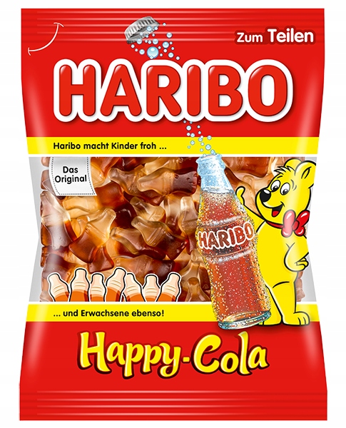 Haribo Happy Cola żelki o smaku coli 200g
