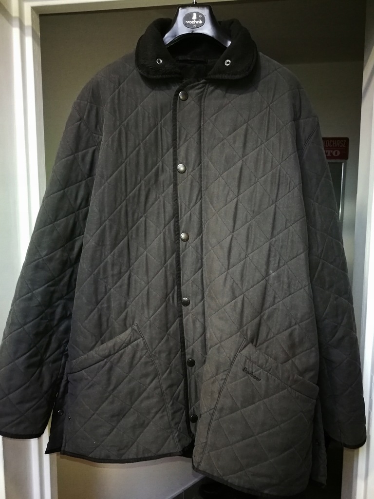 BARBOUR kurtka pikowana ZIMOWA burberry - XL