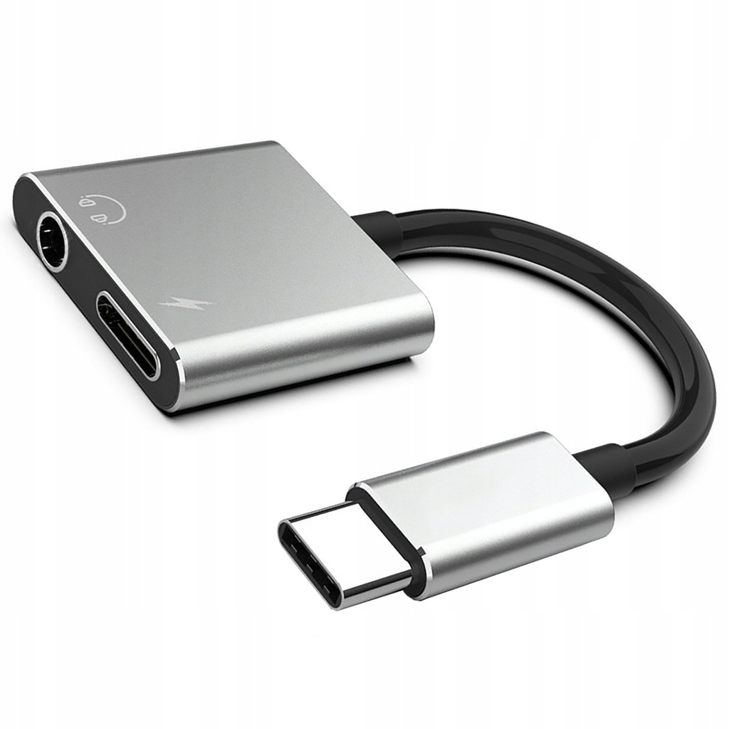 ADAPTER PRZEJŚCIÓWKA USB TYP C NA MINI JACK 3,5 mm 7975939242