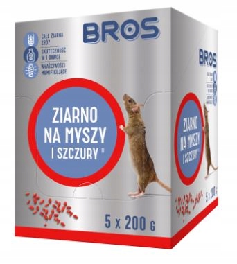 BROS PŁATKIL NA MYSZY I SZCZURY 100G