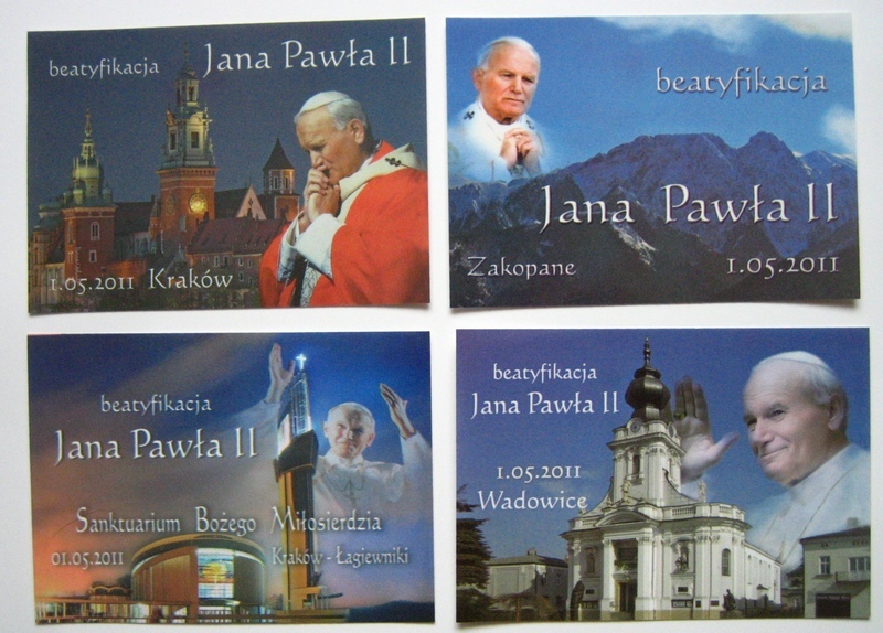 Papież Jan Paweł II - naklejki na WOŚP
