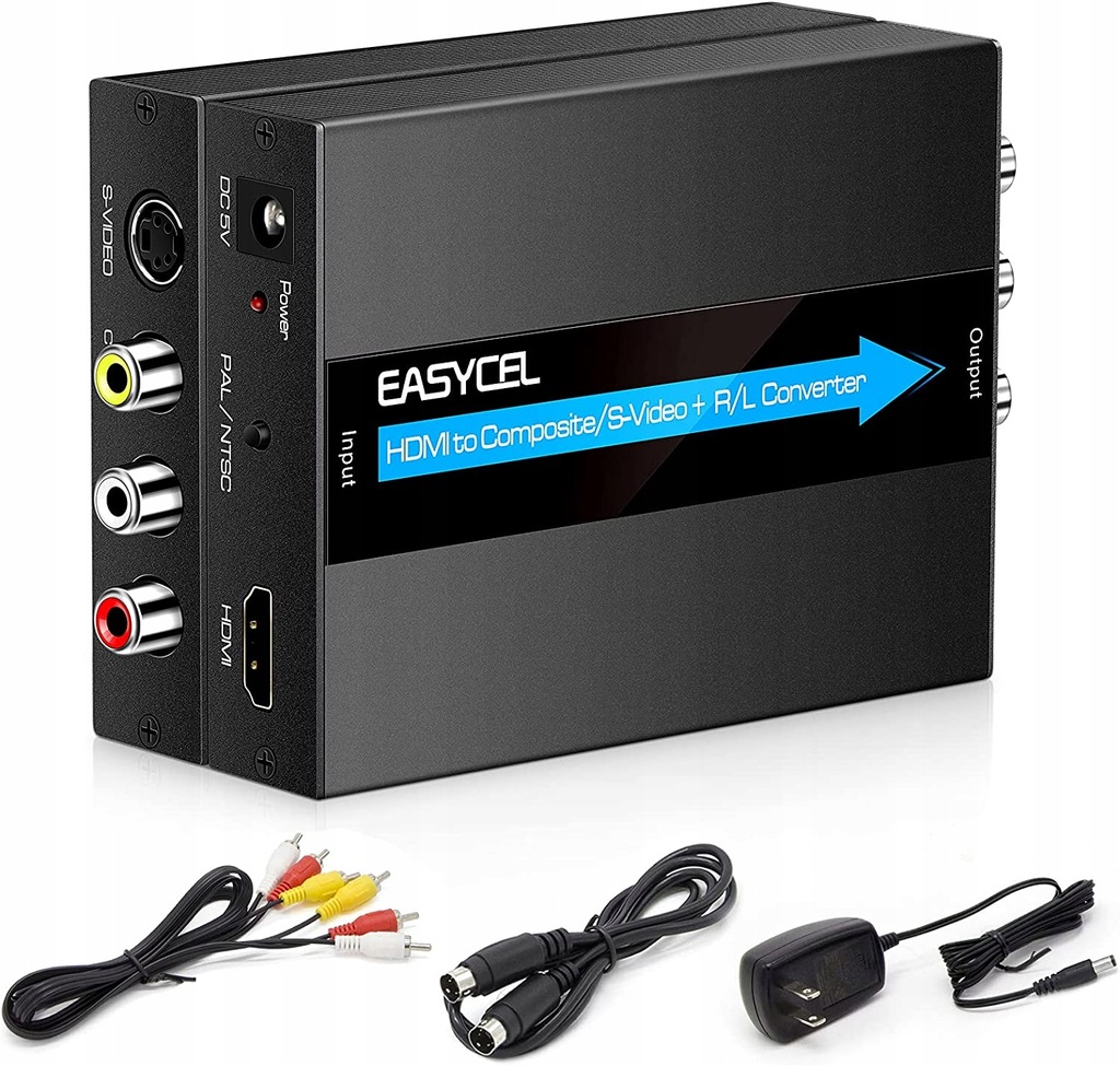 Konwerter EASYCEL HDMI na S-Video RCA OUTLET