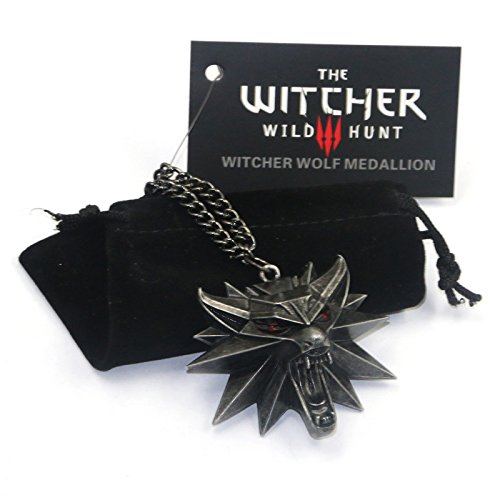 medalion naszyjnik wiedźmin, witcher, dziki gon