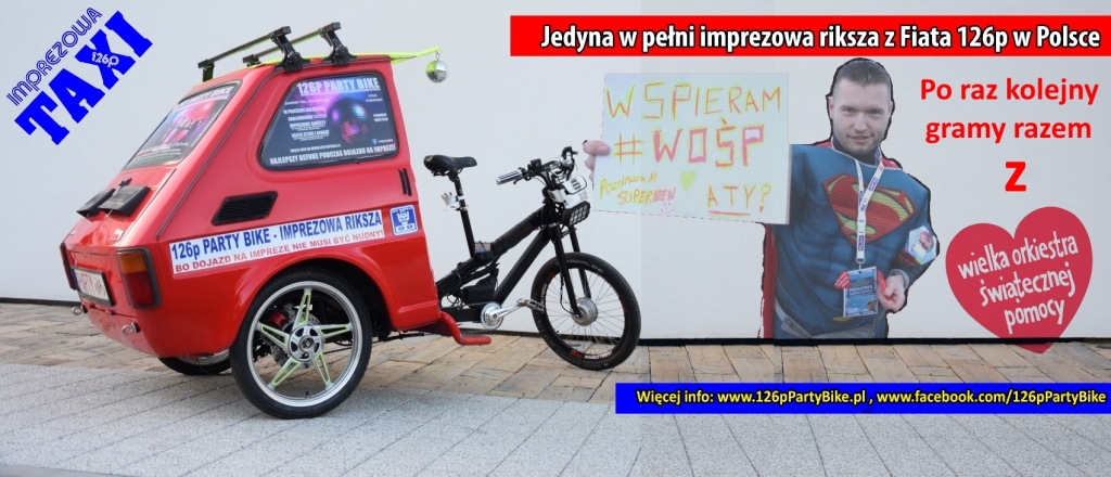 Twoja ksywa (NR10) na sezon 2018 w 126p Party Bike