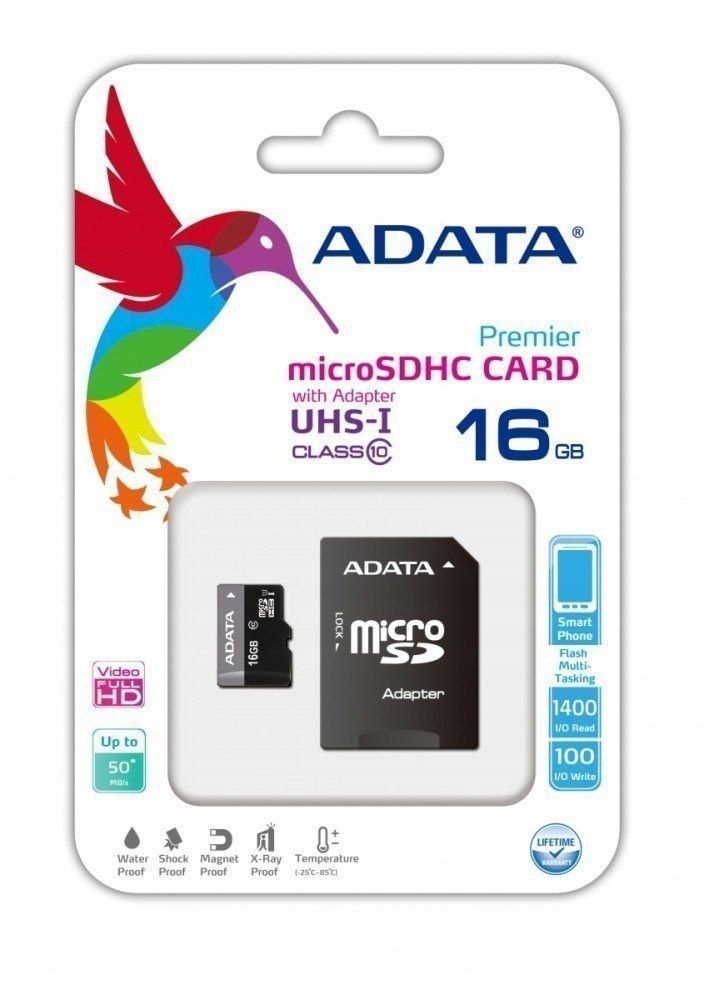 ADATA Premier UHS-I 16 GB, MicroSDHC