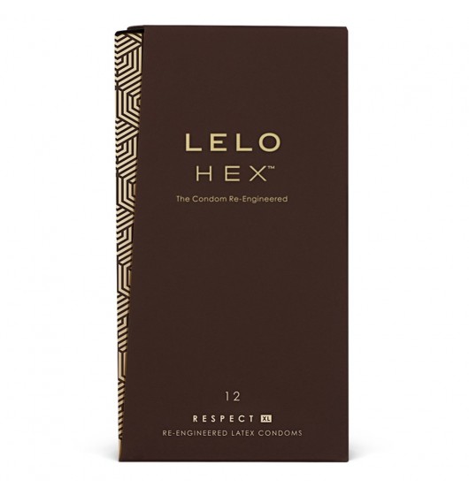LELO HEX Respect XL prezerwatywy lateksowe 12 sztu