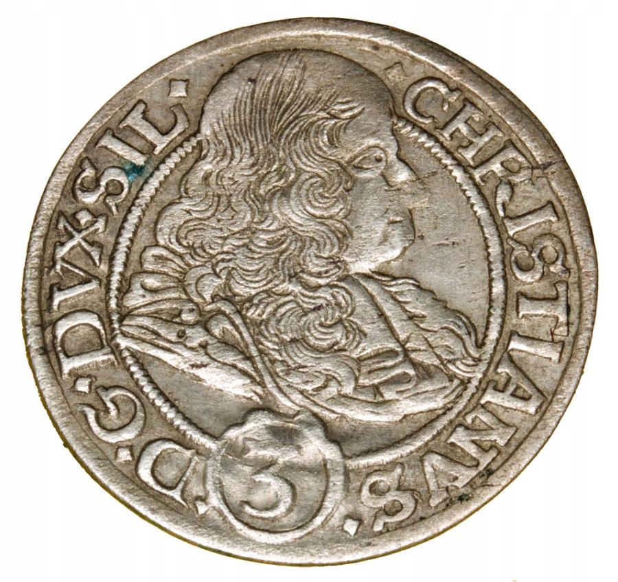 3 krajcary 1669 Chrystian Wołowski Brzeg
