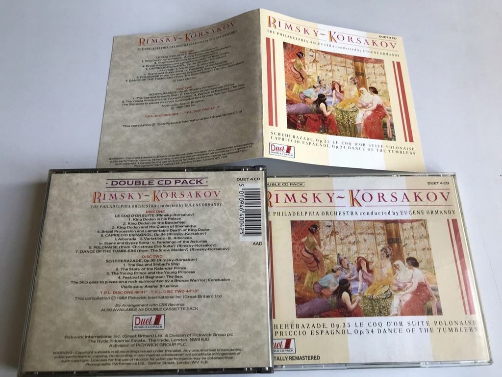 2CD RIMSKY-KORSAKOV PHILADELPHIA ORCHESTRA EUGENE ORMANDY 5-/6