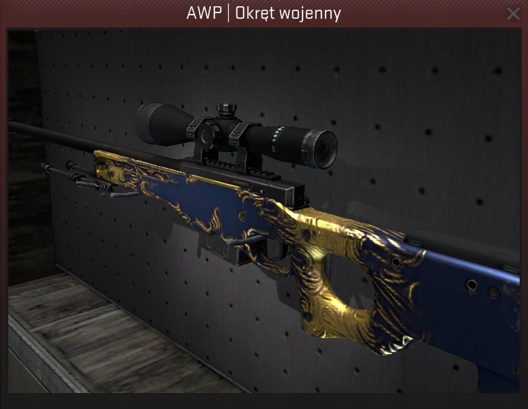AWP OKRĘT WOJENNY MAN'O'WAR MANOWAR CS GO skin