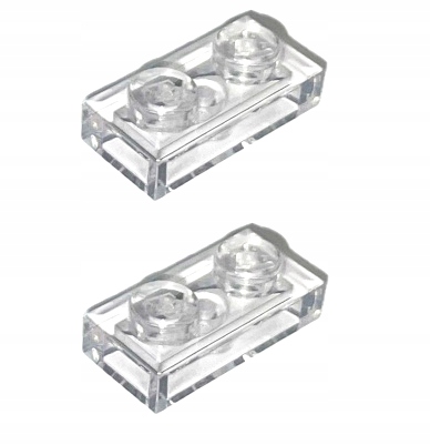 LEGO 3023 Przezroczysta płytka 1x2 4167842 2szt