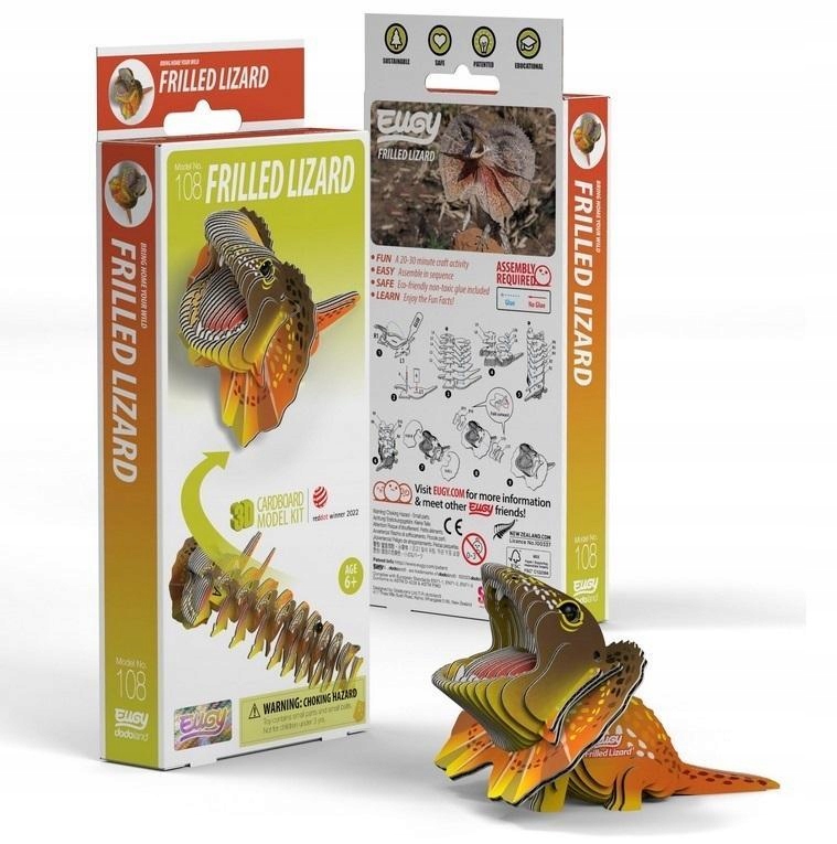 JASZCZURKA AGAMA KOŁNIERZASTA EUGY. EKO UKŁADANKA