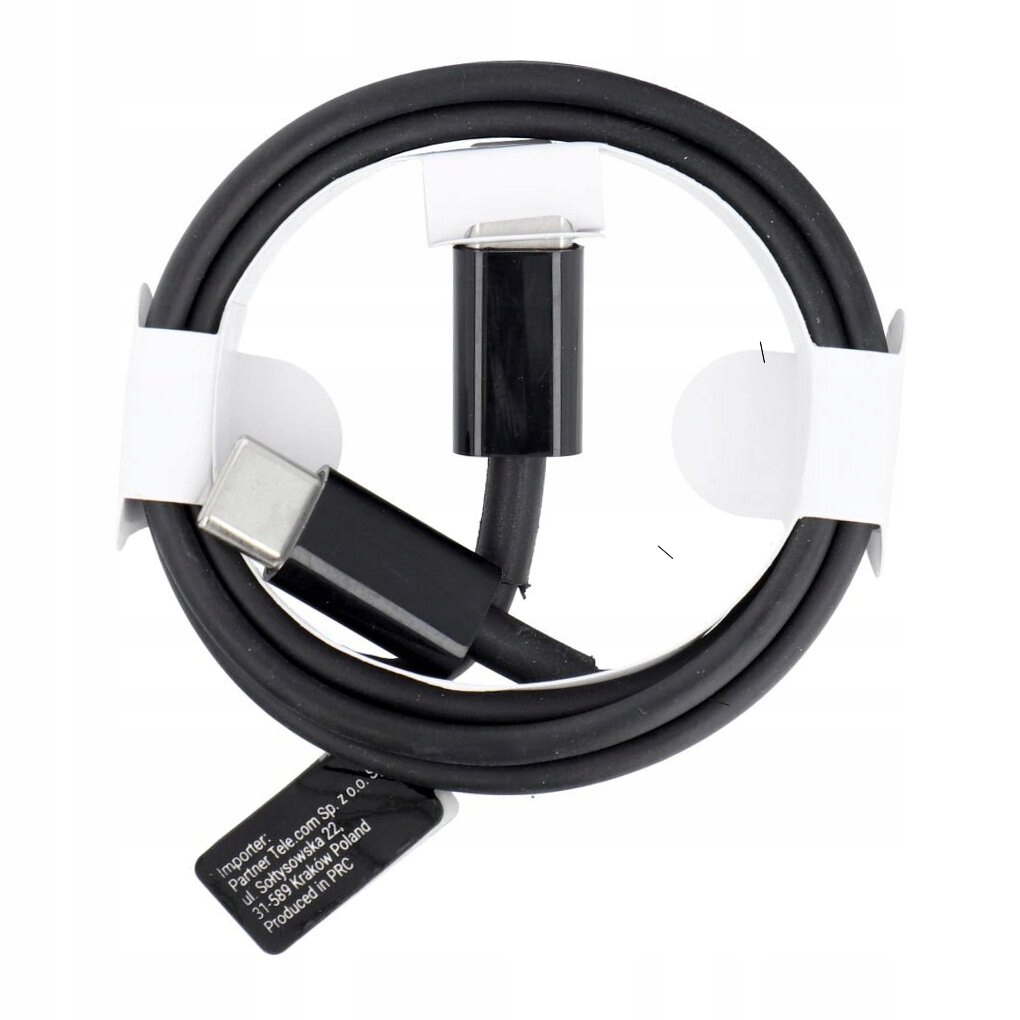 Kabel Typ C do Typ C 2.0 HD23 2A 1m czarny