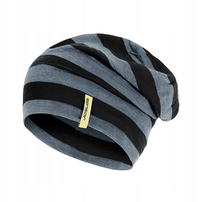 czapka Sensor Merino Wool - Black Stripes