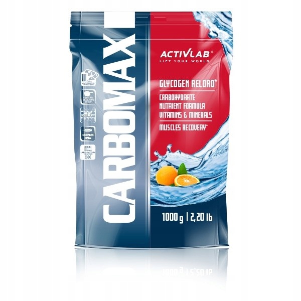 Activlab CarboMax Energy Power 3kg Smak:pomarańcz