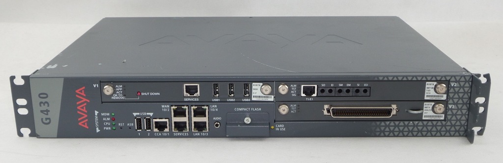 Avaya G430 VOiP Gateway DV7 Analog BRI FVAT GW'637