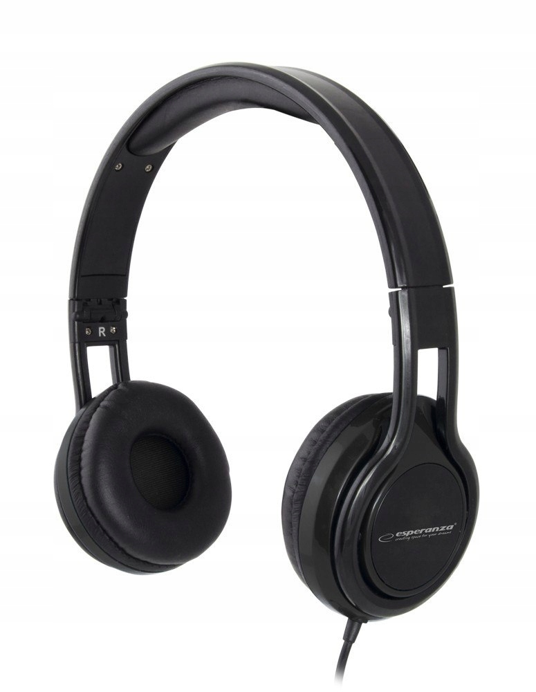 Słuchawki nauszne z mikrofonem ESPERANZA SERENADE EH211K (1.2m /Przewodowe