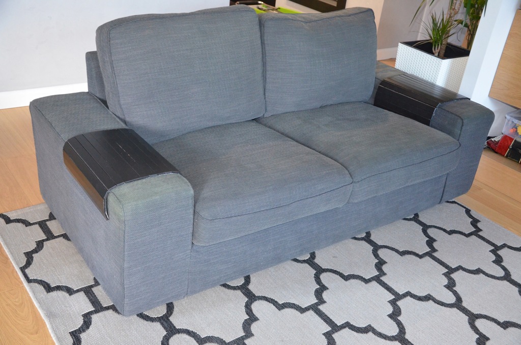 Sofa 2-osobowa, kivik hillared antracyt IKEA