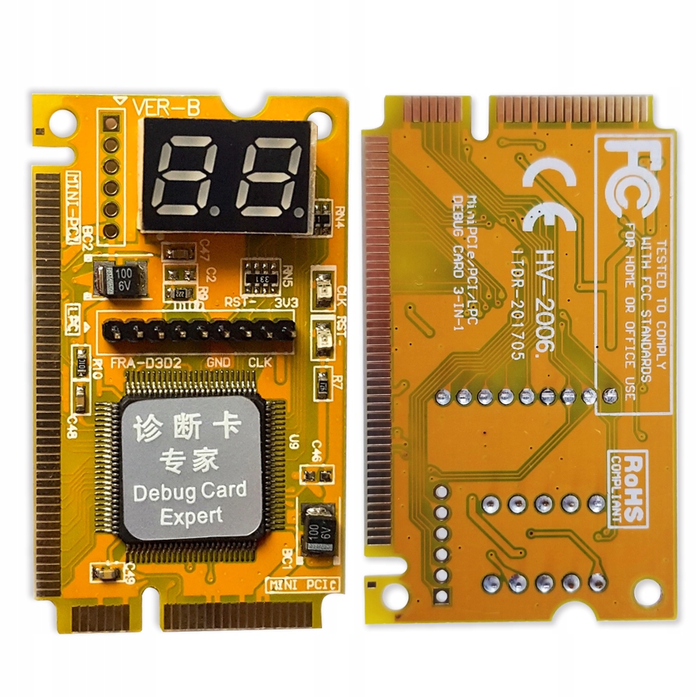 Купить ДИАГНОСТИЧЕСКАЯ КАРТА POST MINIPCI PCI-E LPC: отзывы, фото, характеристики в интерне-магазине Aredi.ru