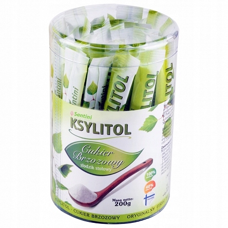 KSYLITOL W SASZETKACH (40 x 5 g) 200 g - SANTINI