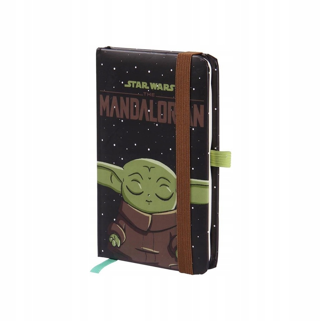 NOTES ZESZYT A6 MANDALORIAN BABY YODA GŁADKI