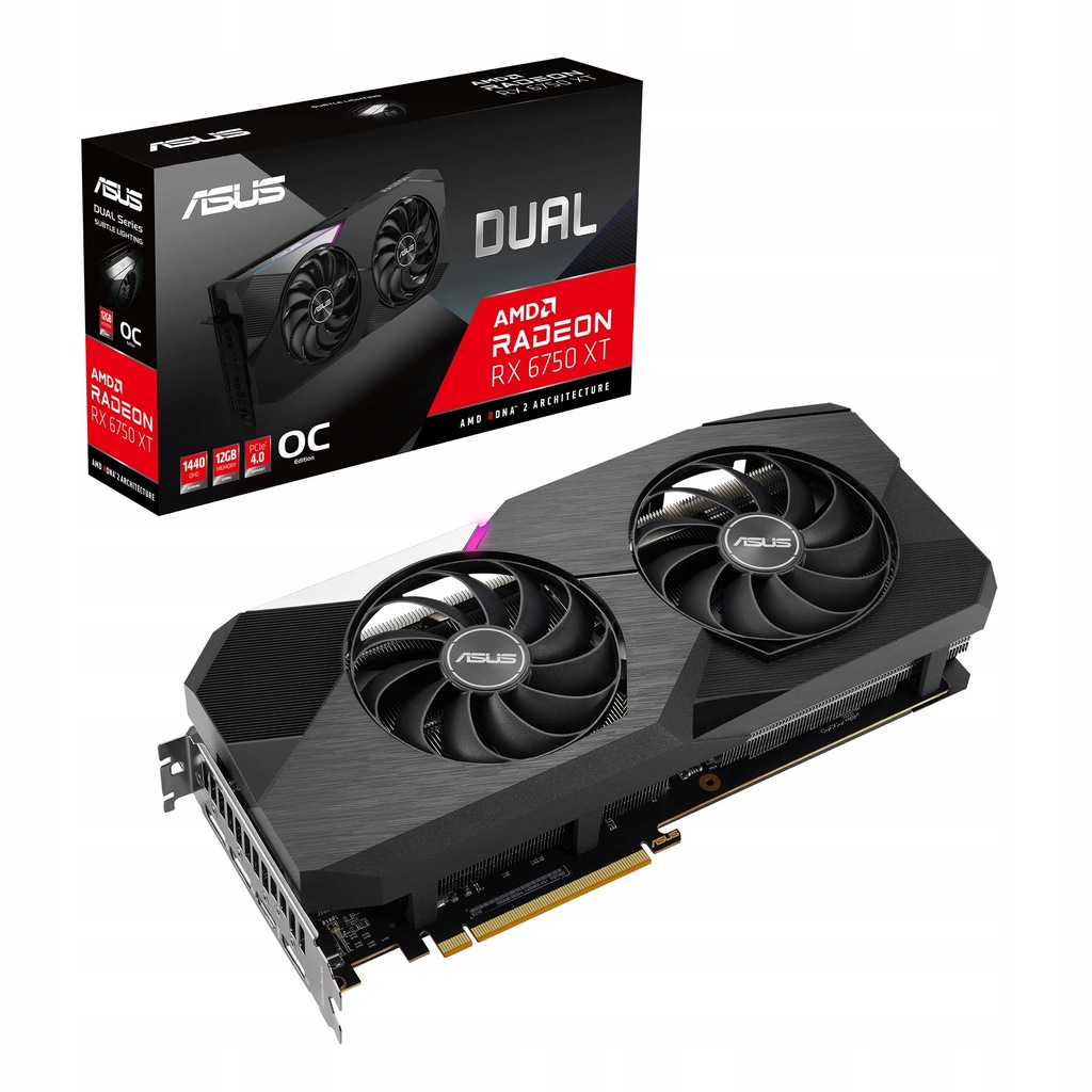 Karta graficzna Asus DUAL-RX6750XT-O12G 12 GB