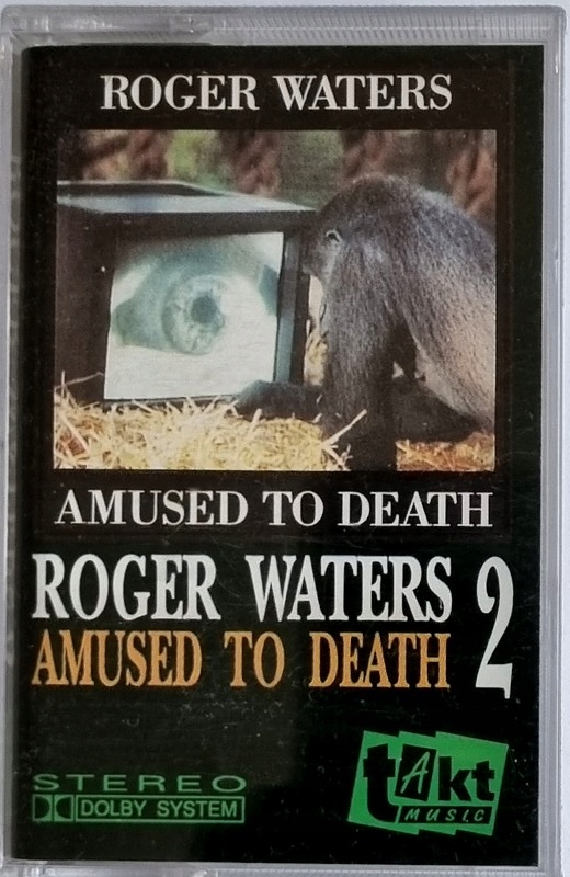 ROGER WATERS AMUSED TO DEATH 2 kaseta audio