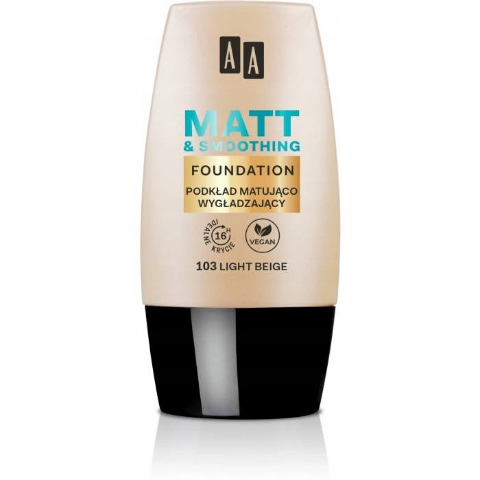 AA PODKŁAD MATT & SMOOTHING 103 light beige podkład do twarzy 30 ml