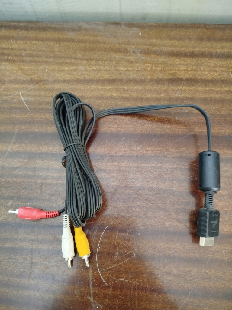 kabel przewód, ps2. RCA. PlayStation