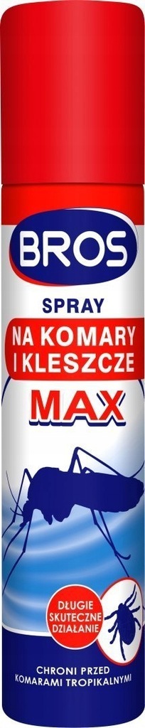 Spray na Komary i Kleszcze MAX 90ml BROS