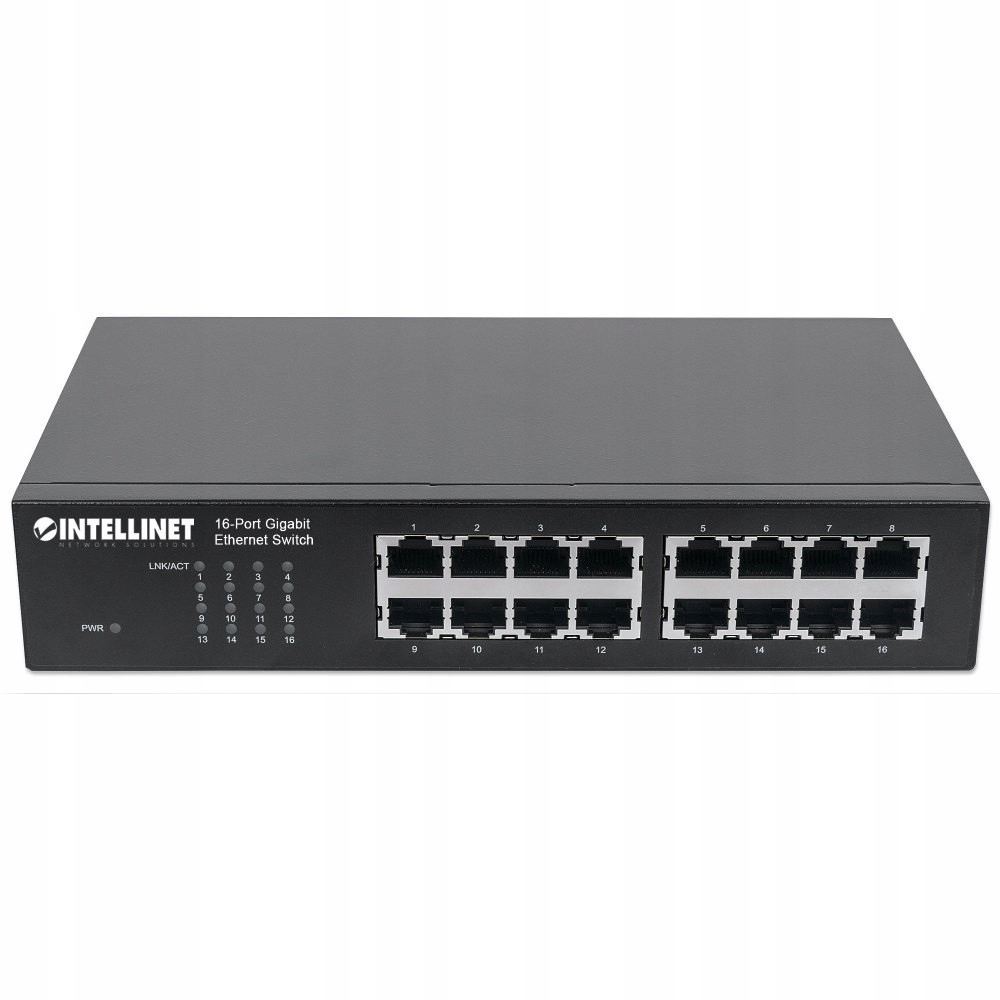 INTELLINET Switch Gigabit 16x 10/100/1000 RJ45