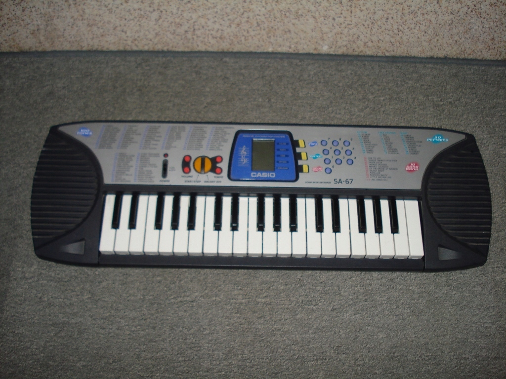 Keyboard CASIO SA 67 organy syntezator LCD prezent 7753374674