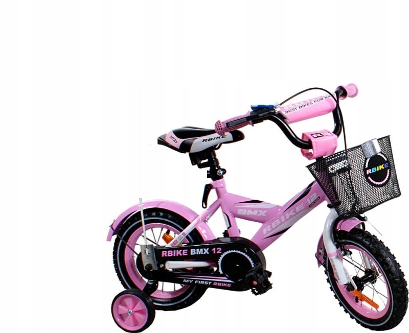 Rower BMX Rbike 1-12 pink