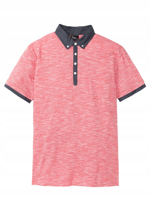 Shirt polo z kołnierzyk czerwony 52/54 (L) 975854