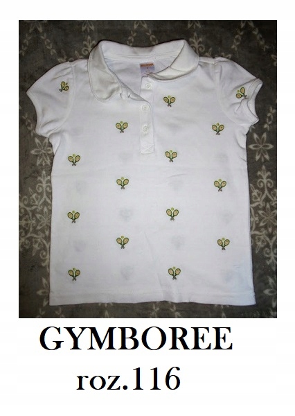 GYMBOREE śliczna bluzeczka POLO roz.116