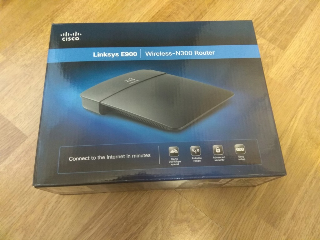 Router WiFi Linksys E900, 300 Mbit/s, 2.4 GHz