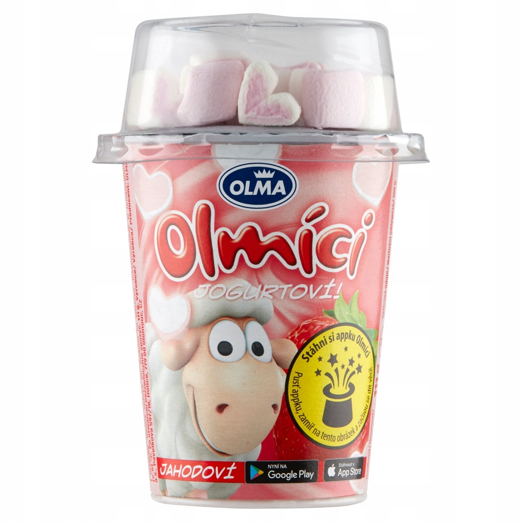 Olma Olmici Jogurt truskawkowy z piankami 111 g