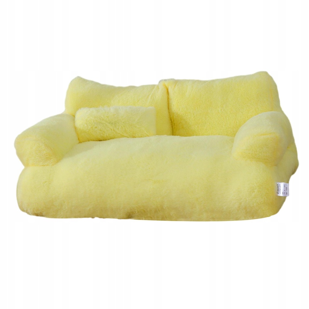 Pet Sofa Anti Slip Bottom Durable Kennel Pet Sofa Bed Portable Cat Yellow