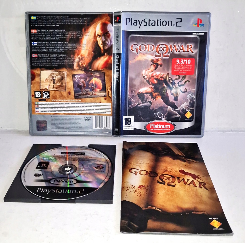 God of War PS2 PŁYTA BDB