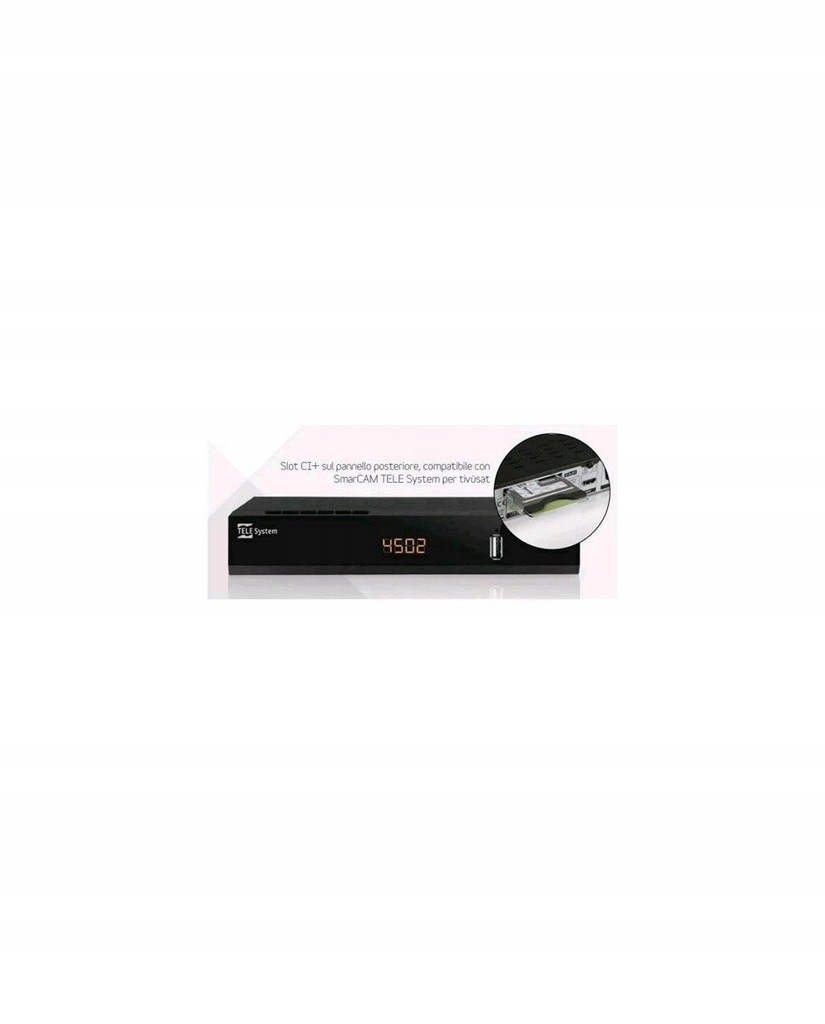 TELESYSTEM RIC. SAT TS4502 S2 HEVC USB-R CI + KOMP. TS