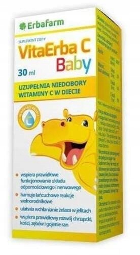 VitaErba C Baby, suplement diety, 30 ml