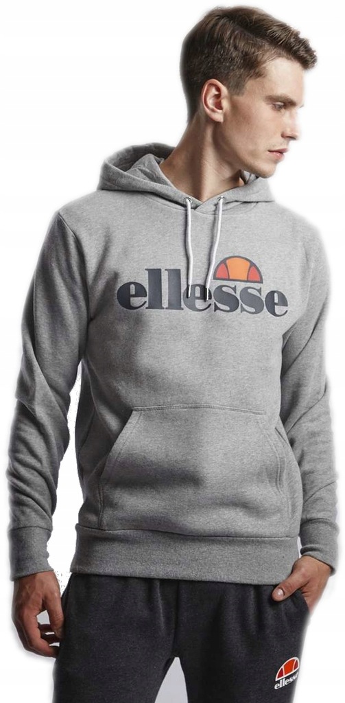 ELLESSE SL GOTTERO OH HOODY GREY ~L~ Męskie Bluza