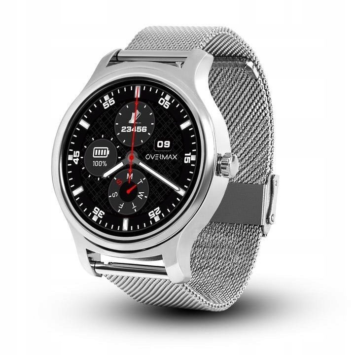 Smartwatch Overmax Touch 2.6 bransoleta srebrny