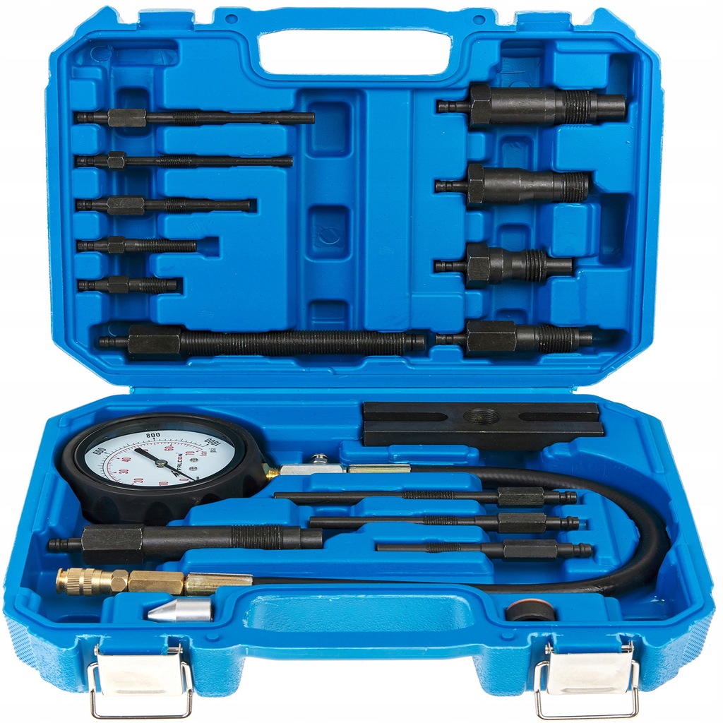 TESTER MIERNIK POMIARU CIŚNIENIA SPRĘŻANIA KOMPRESJI DIESEL MANOMETR 0-70