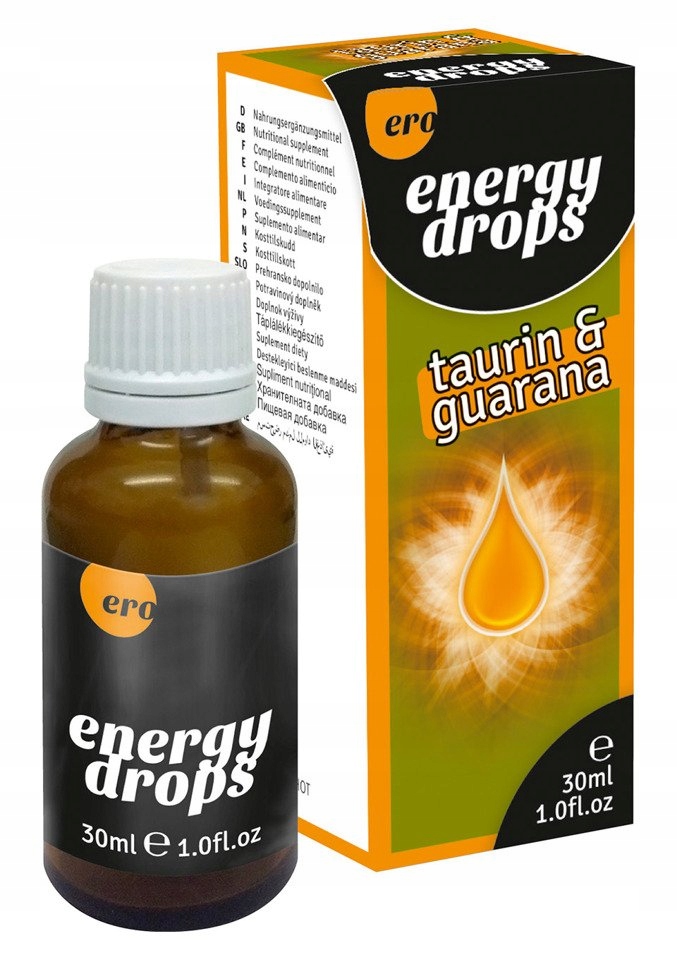 Krople Pożądania Energy Drops Taurin & Guarana