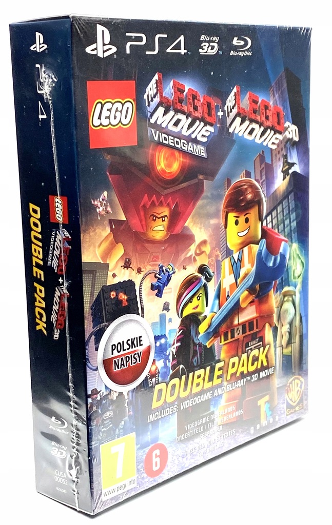 LEGO MOVIE 1 (LEGO PRZYGODA) PL + FILM BLU-RAY | NOWA | PS4 | PO POLSKU